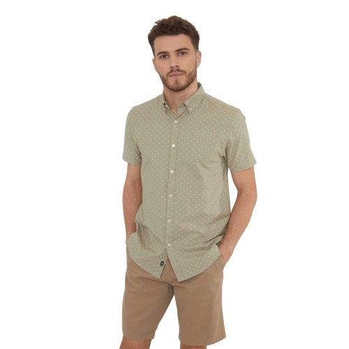 Front - Threadbare Mens Leo Regular Shirt
