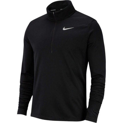 Front - Nike Mens Core Half Zip Long-Sleeved Running Top