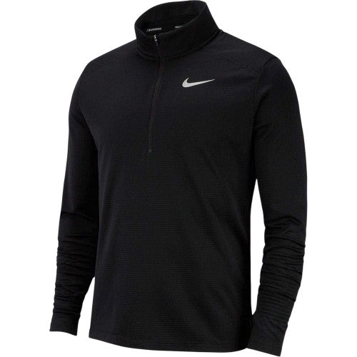 Front - Nike Mens Core Half Zip Long-Sleeved Running Top