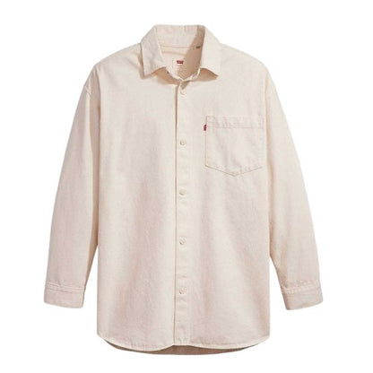 Front - Levis Mens Plain Cotton Overshirt