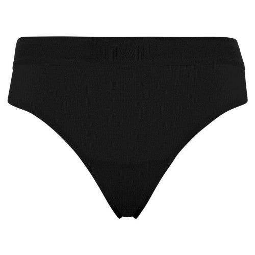 Front - Wolford Womens/Ladies Ribbed High Waist Thong