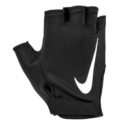 Front - Nike Unisex Adult Essential Fingerless Swoosh Gym Fingerless Gloves