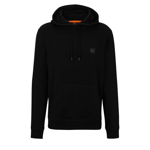 Front - Hugo Boss Mens Wetalk Patch Logo Hoodie