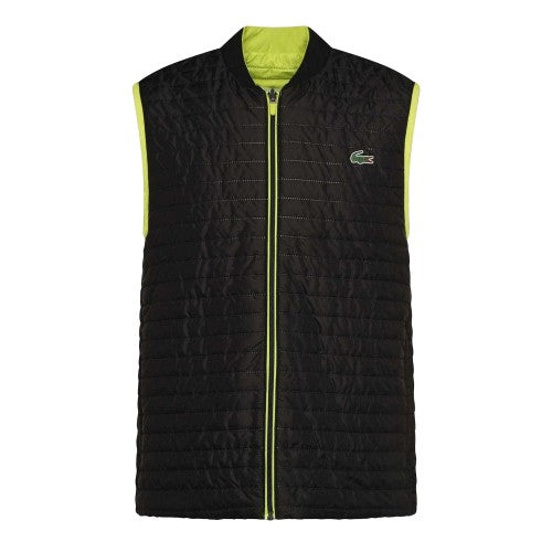 Front - Lacoste Mens Reversible Gilet