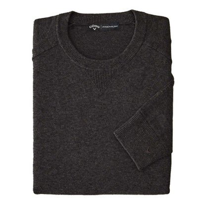 Front - Callaway Mens Plain Merino Wool Long-Sleeved Jumper