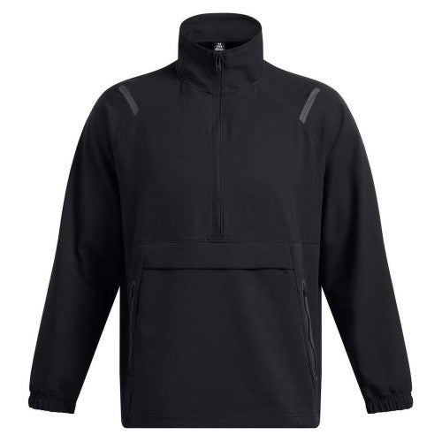 Front - Under Armour Mens Performance High-Neck Raglan Anorak