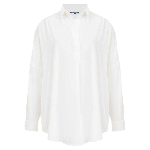 Front - French Connection Womens/Ladies Popover Crepe Recycled Shirt