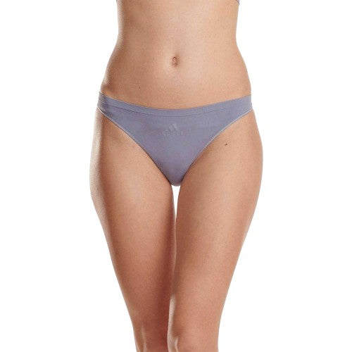 Front - Adidas Womens/Ladies Stretch Seamless Low Rise Active Thong