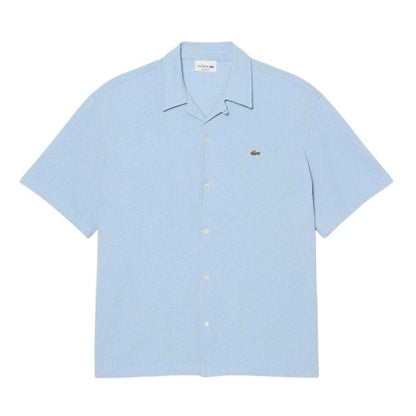 Front - Lacoste Mens Revere Collar Shirt