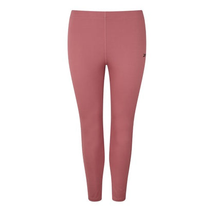 Front - Reebok Womens/Ladies Peached Tight Leggings
