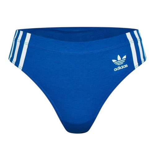 Front - Adidas Womens/Ladies Adicolor Flex 3 Stripes Thong