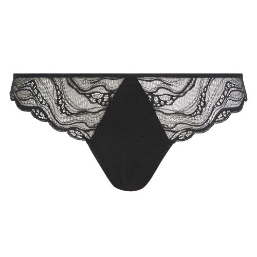 Front - Calvin Klein Womens/Ladies Abstract Lace Thong