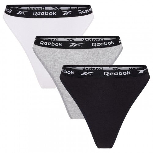 Front - Reebok Womens/Ladies Logo Thong