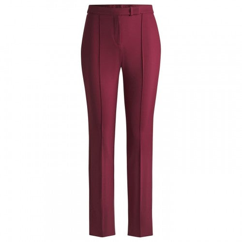 Front - Boss Womens/Ladies Tizena High Waist Trousers