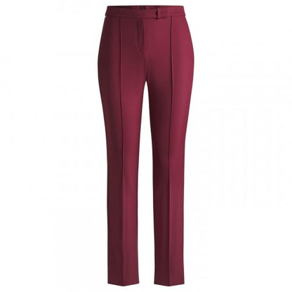 Front - Boss Womens/Ladies Tizena High Waist Trousers