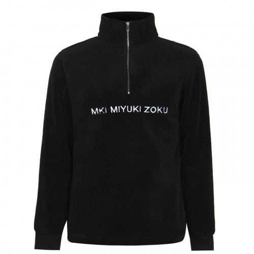 Front - MKI MIYUKI ZOKU Mens V2 Sherpa Quarter Zip Top
