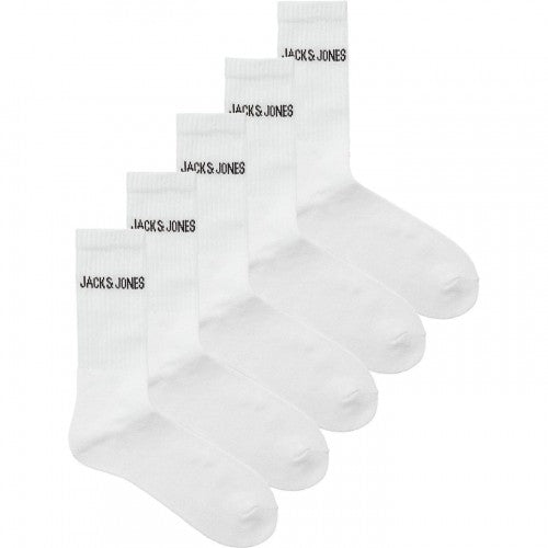 Front - Jack And Jones Mens Regen Crew Socks (Pack of 5)