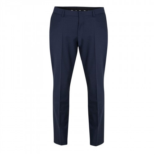 Front - Boss Mens Leon Straight Leg Trousers