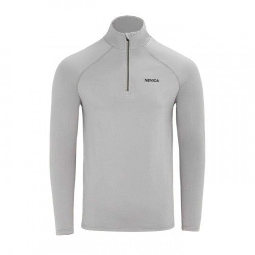 Front - Nevica Mens Zip Neck Raglan Athletic Top