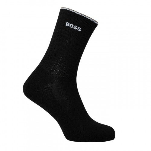 Front - Boss Mens Logo Ankle Socks (Pack of 3)
