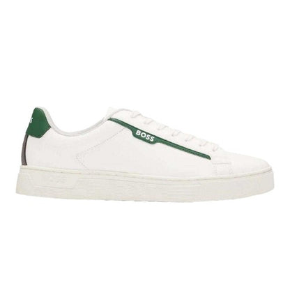 Front - Boss Mens Rhys Tennis Trainers