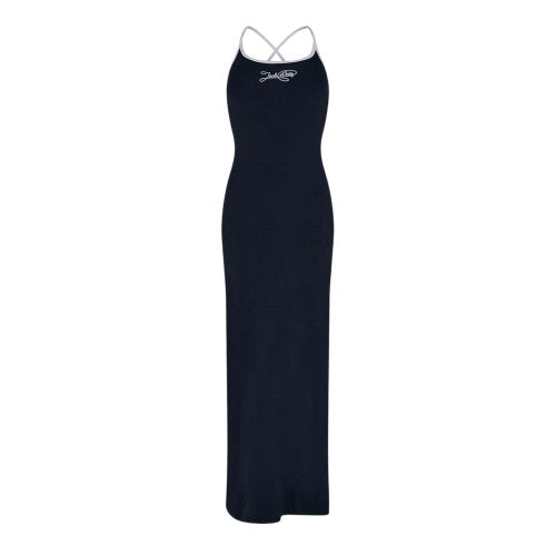 Front - Jack Wills Womens/Ladies Halter Neck Maxi Dress