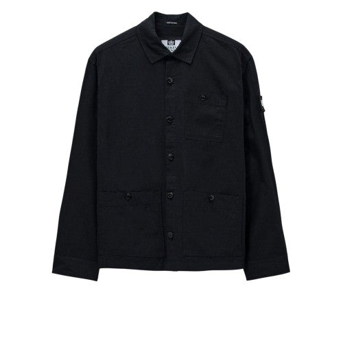 Front - Weekend Offender Mens Baker Cotton Overshirt