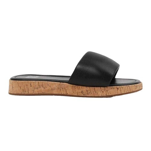 Front - Where´s That From Womens/Ladies Ember Open Toe Platform Slides