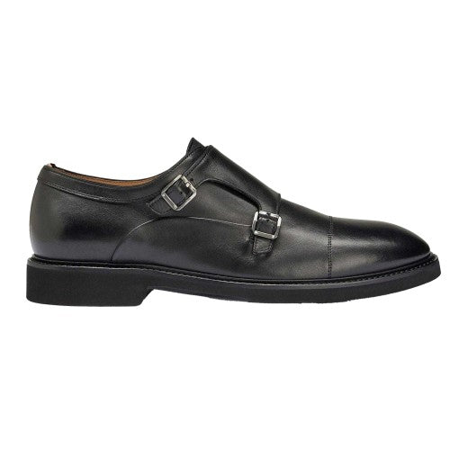 Front - Boss Mens Monk Leather Oxford Shoes