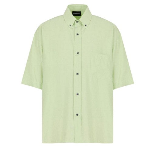 Front - Emporio Armani EA7 Mens Short-Sleeved Shirt