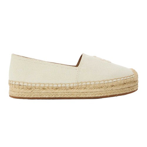 Front - Boss Womens/Ladies Leather Flat Espadrilles