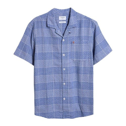 Front - Farah Mens Checked Relaxed Fit Shirt