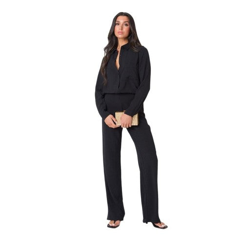 Front - I Saw It First Womens/Ladies Crepe Long-Sleeved Shirt