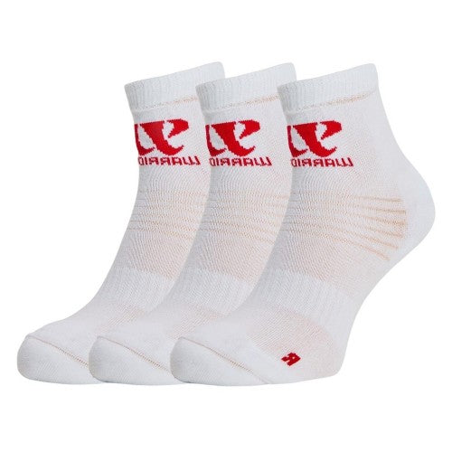 Front - Warrior Childrens/Kids Logo Ankle Socks (Pack of 3)