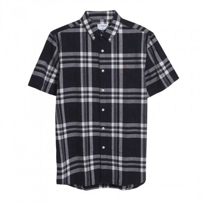 Front - Farah Mens Bold Check Cotton Shirt
