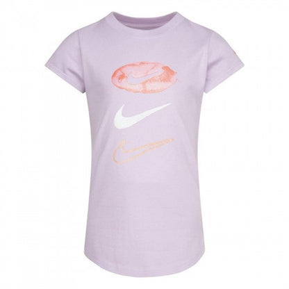 Front - Nike Girls Daze Pill Swoosh T-Shirt