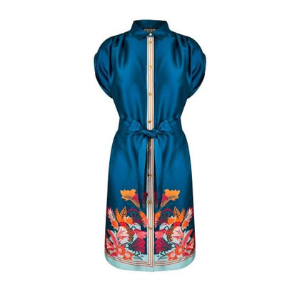 Front - Biba Womens/Ladies Bordered Tunic Dress