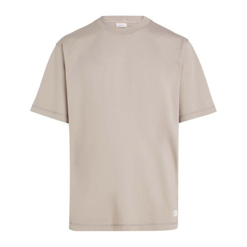 Front - Calvin Klein Mens Woven Label Relaxed Fit T-Shirt