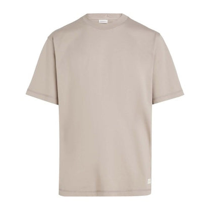 Front - Calvin Klein Mens Woven Label Relaxed Fit T-Shirt
