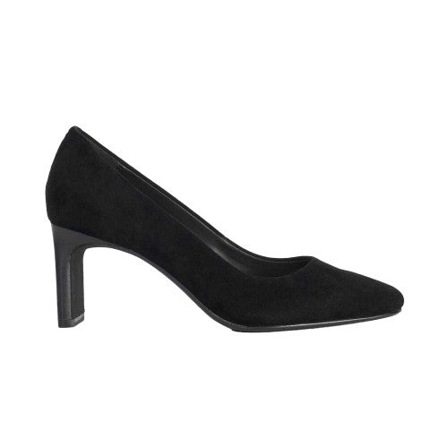 Front - Dune London Womens/Ladies Begin Suede High Heel Court Shoes