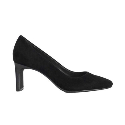 Front - Dune London Womens/Ladies Begin Suede High Heel Court Shoes
