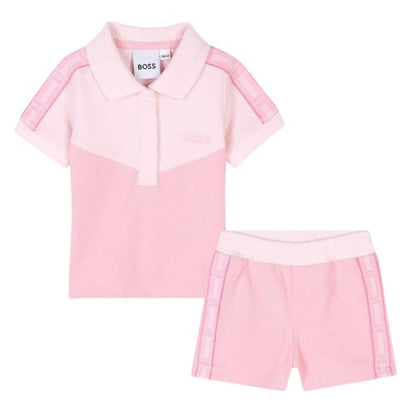 Front - Boss Baby Logo Shirt And Shorts Set