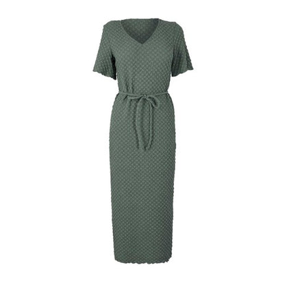 Front - Vero Moda Womens/Ladies Bubble V Neck Midi Dress