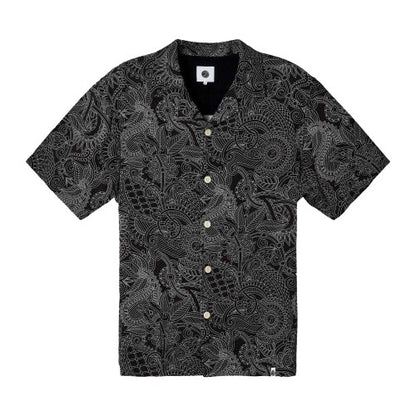 Front - Pretty Green Mens Reson Paisley Shirt