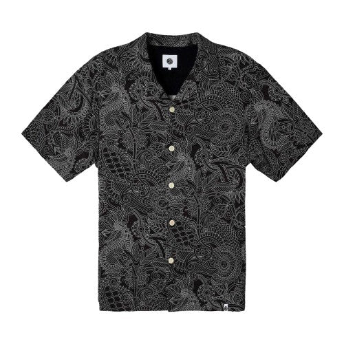 Front - Pretty Green Mens Reson Paisley Shirt