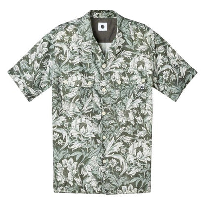 Front - Pretty Green Mens Bostall Floral Lightweight Shirt