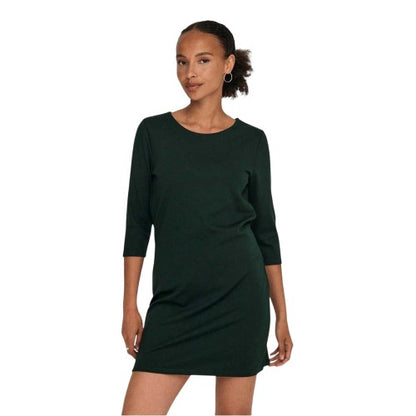 Front - Only Womens/Ladies Brill Crew Neck Mini Dress