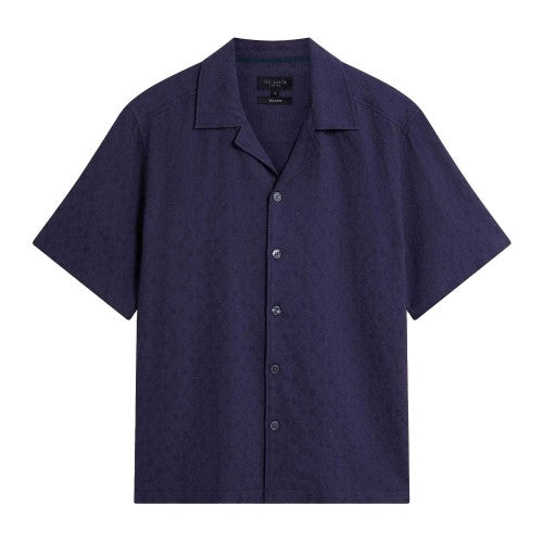 Front - Ted Baker Mens Patterned Relaxed Fit Shirt