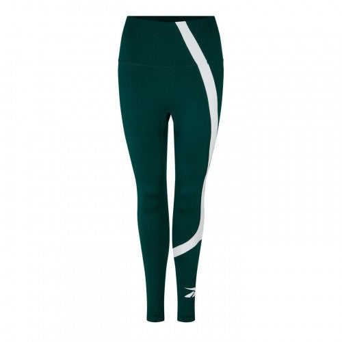 Front - Reebok Womens/Ladies Swirl Slim Leggings