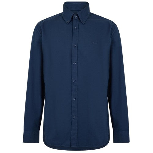 Front - Boss Mens Rickert Oxford Long-Sleeved Shirt